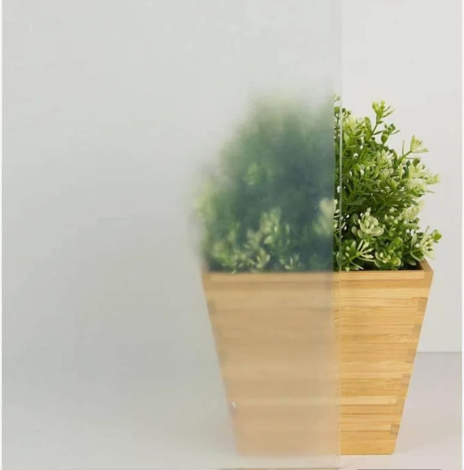 Decorative frosted privacy film
